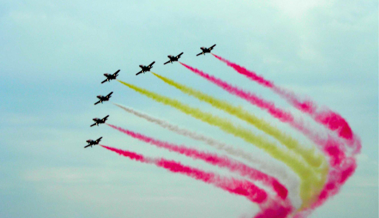 Dia de la Hispanidad Madrid: Patrulla Aguila